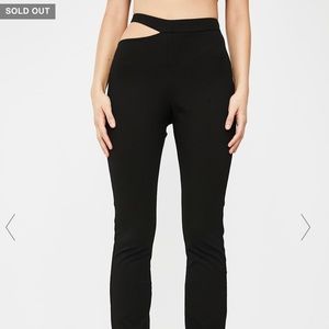 Poster Girl Follow 4 Follow Cut Out Pants